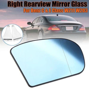 Espejo retrovisor derecho derecho azul térmico para Mercedes-Benz Clase E/C W211 W203 01~2007 - Imagen 1 de 8