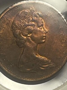 1976 1 Cent Canada Lightly Circulated Canadian Penny BEAUTIFUL RED BROWN TONE - Picture 1 of 5