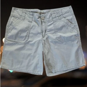 Pantalones Cortos Informales Blue Epic Para Mujer Talla 10 Gris Ligero 100% Algodón Popelina - Imagen 1 de 8