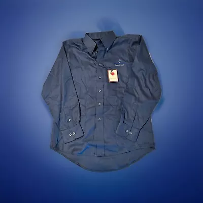 New Blue Emerson Trellis Red House Nailhead Non-Iron Work Shirt Men’s Size S - Image 1 of 4