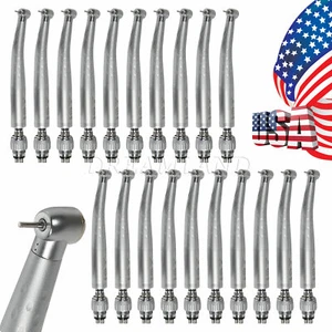 1-20 Yabang Dental High Speed Handpiece with 4 Hole Quick Coupler 360° USA - Picture 1 of 21