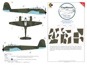 TopNotch TNM32-M018 1:32 Messerschmitt Me-410A-1/U-2 Hornisse Pat B KG 51 Camouf - Picture 1 of 1