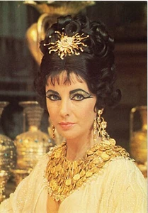 Elizabeth Taylor 5x7 Postcard Cleopatra Rome 61' Roddy McDowall ©1980 Harlequin - Picture 1 of 2