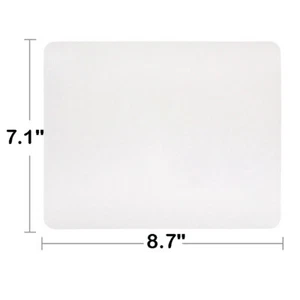 8.7" x 7.1" Sublimation Blank White Mousepad for Heat Transfer DIY Mouse Pad New - Picture 1 of 10