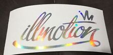 Illmotion 10" Decal sticker vinyl DECAL illest Oil slick Neo Chrome Colors Avail
