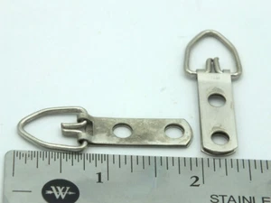 Picture Hanger Triangular D-Ring 2-hole 50pk 100pk Decor Hanging Hardware - Picture 1 of 1