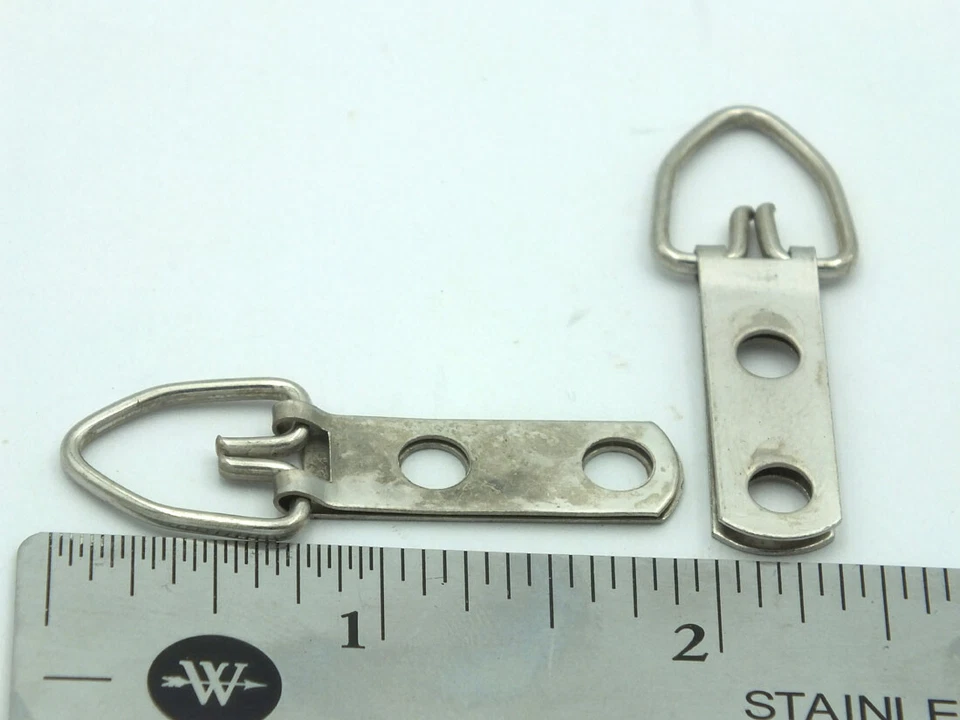 Picture Hanger Triangular D-Ring 2-hole 50pk 100pk  Decor Hanging Hardware - Image 1 of 1
