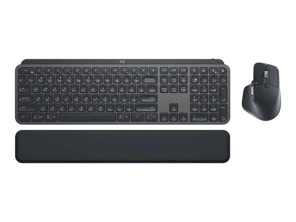 Logitech MX Keys Combo Gen 2 Kit Tastiera/Mouse per Business - Grafite, Tedesco