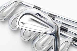 6Pcs MIZUNO MP60 FORGED 5-6-7-8-9-PW Iron set Dynamic GOLD DG S200 RH Irons - Picture 1 of 10