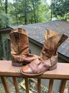 Justin Boots Bent Rail Herren 9 D Tan Road| 11” Westernstiefel BR734 Made In USA - Bild 1 von 11