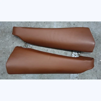 2014-2019 BMW F15 X5 F16 X6 Rear Seat Side Bolster Pair Terra Brown Leather OEM - Image 1 of 4