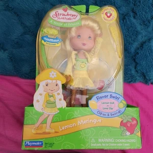Lemon Meringue Strawberry Shortcake Flavor Swirl Doll 2007 Playmates w/DVD RARE - Picture 1 of 12