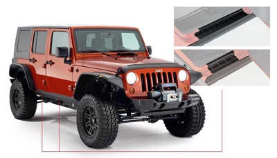 Cubierta de panel basculante Bushwacker para Jeep Wrangler Unlimited Trail Armor 07-18 Foto 1 de 4