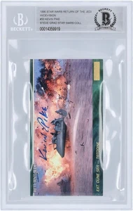 Kevin Pike Star Wars Signed 1996 Topps Return of Jedi Widevision #50 BGS 10 Card - Bild 1 von 1