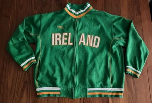 Irland Fußballnationalmannschaft Umbro grün Full Zip Jacke Fußball Größe XL - Bild 1 von 9