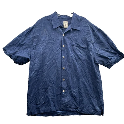 Рубашка мужская Jamaica Jaxx 100% шелк размер XL Hawaiian Island Coastal Relaxed Beach 90-е - Изображение 1 из 4