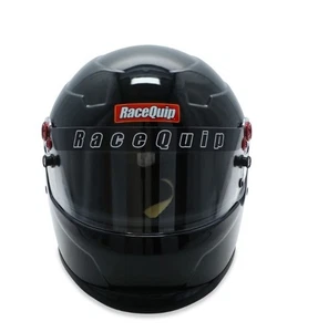 RaceQuip Pro 2025 Helmet Gloss BLACK - 2X-Large - Full Face - Picture 1 of 7