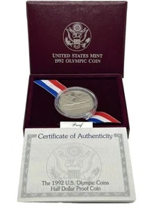 1992-S PROOF Olympic Gymnastics Commemorative Half Dollar - Picture 1 of 2