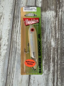 Super Spook Jr Topwater Fishing Lure for Saltwater and Freshwater, Bone/Silver - Picture 1 of 6