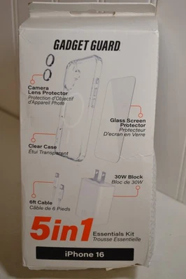 Gadget Guard 5 in 1 Essentials Kit for iphone 16 - Image 1 of 4