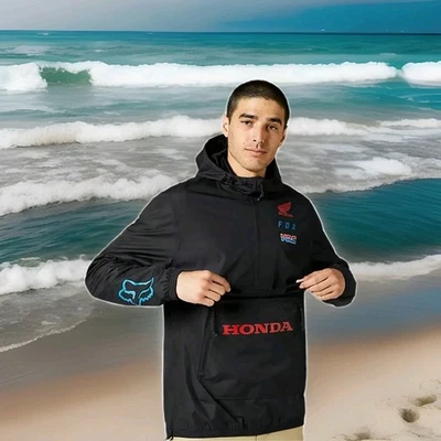  Fox Racing Honda HRC Windbreaker Jacket Size Large mens - Image 1 of 4