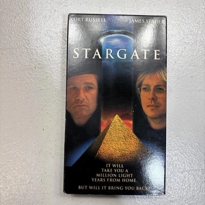 Stargate VHS 1995 Kurt Russell James Spader Sci-Fi Fantasy Live PG-13 Movie - Image 1 of 4