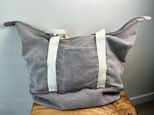 Lo & Sons Tasche Denim Canvas groß Seesack 100% Baumwolle grau - Bild 1 von 18