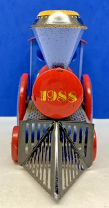 1988 Hallmark Pressed Tin Locomotive Ornament - Picture 1 of 6
