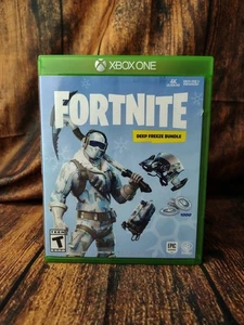 Fortnite: Deep Freeze Bundle (Microsoft Xbox One, 2018) MINT Disc No Code - Picture 1 of 3
