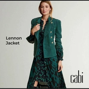 NWT Cabi Womens L Lennon Jacket in Legion Teal Blue Style #3913 - Picture 1 of 20