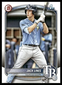 Jack Lines 2025 Bowman Prospects #BCP-64 Tampa Bay Rays - Picture 1 of 2