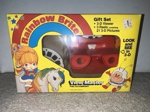 RAR Vintage Rainbow Baby Brite Puppe View-Master Set NRFB Mattel 3-D Betrachter - Bild 1 von 7