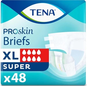 Neu Tena ProSkin Unisex Erwachsene Windeln maximale Saugfähigkeit XL 48Ct diskret schneller Versand - Bild 1 von 7