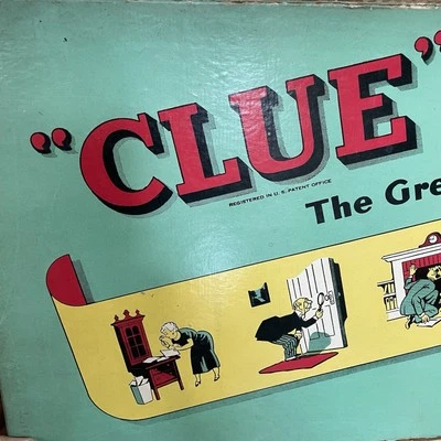 Clue 1949 Original Board Game The Great New Sherlock Holmes All Pieces Complete - Image 1 of 4