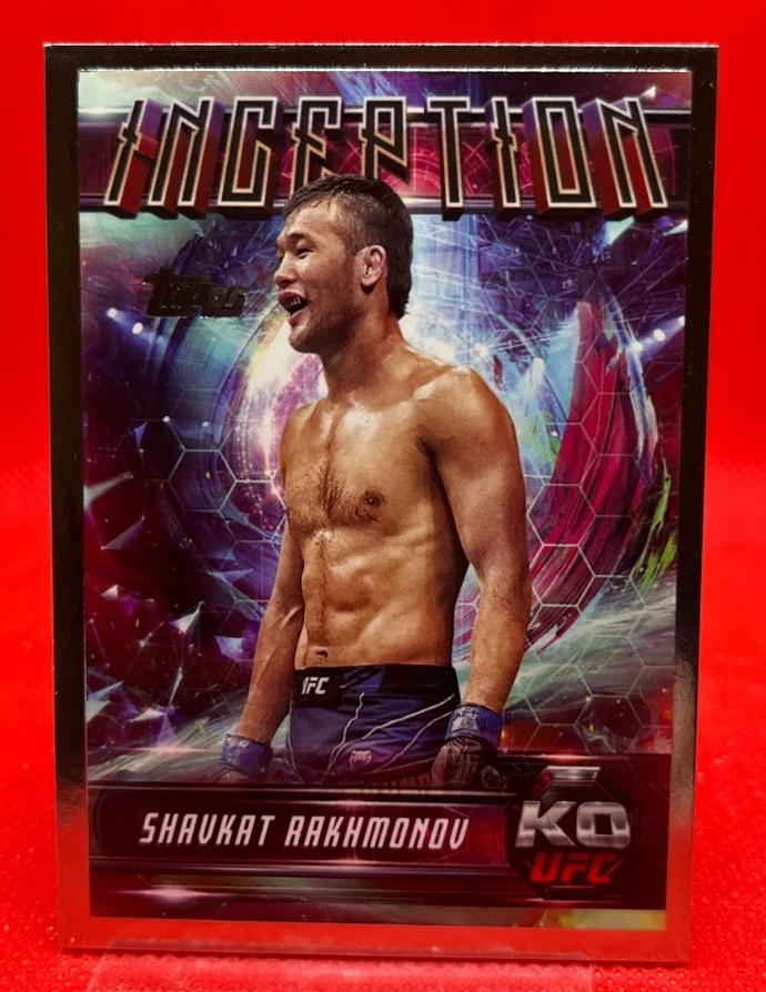 SHAVKAT RAKHMONOV 2025 TOPPS KNOCKOUT UFC KO INCEPTION IN-3 - Image 1 of 1
