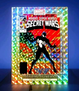 Marvel Platinum Iconic Covers Mosaic Spider-Man Secret Wars #8 Black Venom Suit - Picture 1 of 5