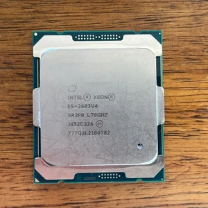 Intel Xeon E5-2603V4 1.70GHz 6-Core 15MB LGA2011 CPU P/N: SR2P0 Processor - Picture 1 of 2