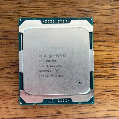 Intel Xeon E5-2603V4 1.70GHz 6-Core 15MB LGA2011 CPU P/N: SR2P0 Processor - Image 1 of 2