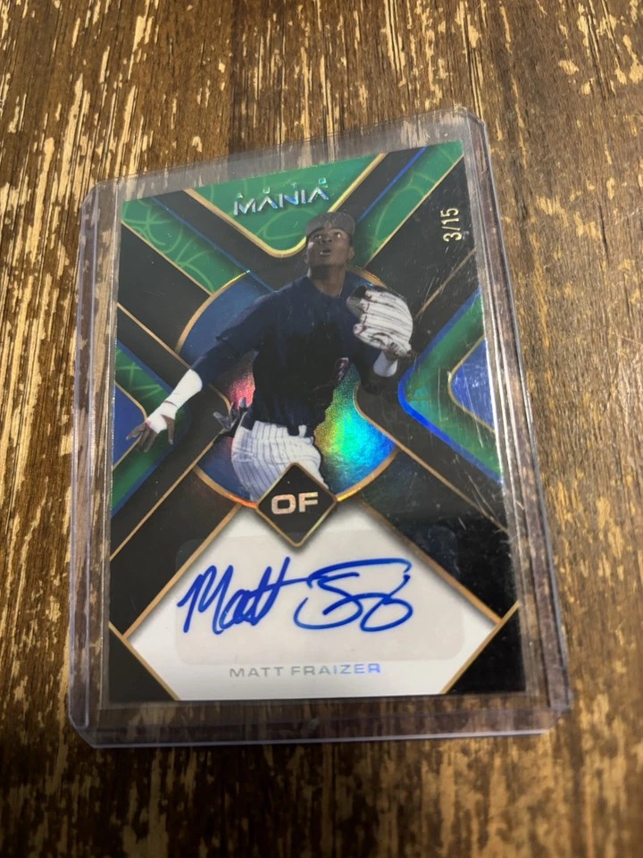 2023 Wild Card Auto Mania Matt Fraizer /15 Baseball Card - Image 1 of 2