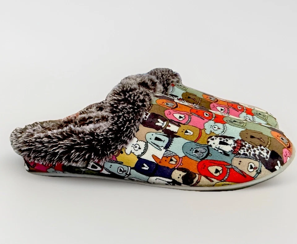 Zapatillas Skechers Bobs para mujer talla 6 piel cachorro amor perro acogedor espuma viscoelástica sin cordones Foto 1 de 4