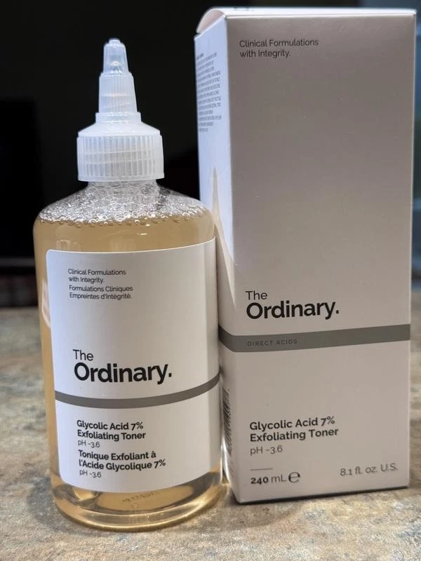 The Ordinary Glycolic Acid 7% Exfoliating pH 3.6 Toner 8.1 oz / 240 ml F/S NIB - Image 1 of 1