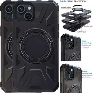 Funda con soporte de anillo magnético para Apple iPhone 14 Plus/14 Pro/14 Pro Max - Imagen 1 de 25