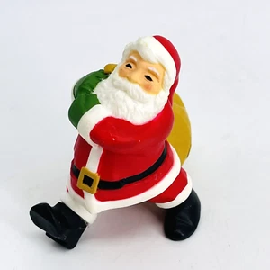 VTG 1983 HALLMARK MERRY MINI RESIN SANTA ROOFTOP DELIVERIES-CHRISTMAS FIGURINE - Picture 1 of 8