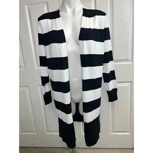 NWT Cardidony Women's Long Cardigan Open Front Knit Sweater Size M - Picture 1 of 7