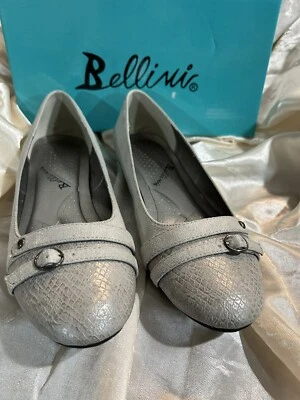 Nuevos y Preciosos Pisos Bellini Bambú Imitación Nubuck ~ Talla 7.5 Foto 1 de 4