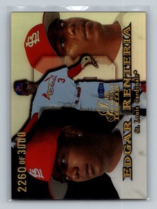 1999  Flair Showcase Edgar Renteria /3000 Flair Showcase Row 1 Cardinals