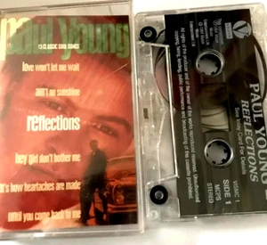 PAUL YOUNG - REFLECTIONS - 15 CLASSIC SOUL SONGS - TAPE CASSETTE ALBUM - Picture 1 of 1