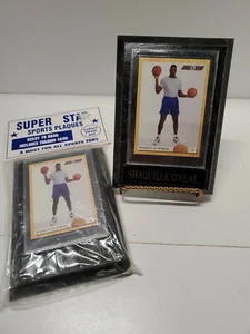ZWEI Flashbacks '92 Shaquille O'Neal Draft Pick Card von Classic Games 1993 gerahmt - Bild 1 von 7