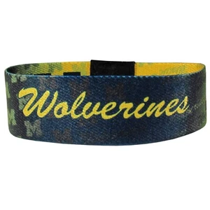 Michigan Wolverines Stretch Bracelet NCAA Licensed Jewelry - Picture 1 of 3
