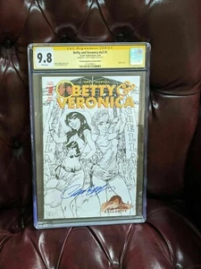 Betty and Veronica #v3 #1 CGC 9.8 SS Sketch Cover JSC Campbell Autograph - Picture 1 of 3